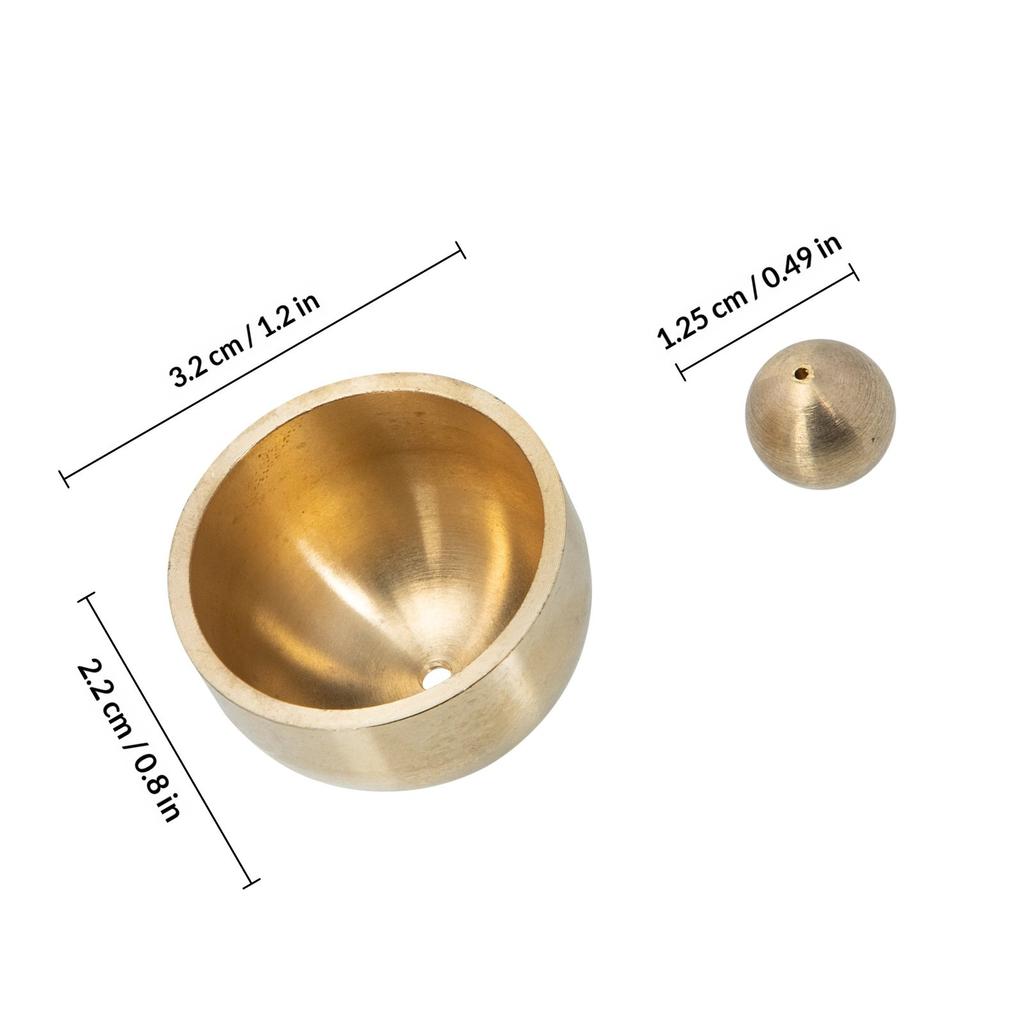 Copper Doorbell Accessory Japanese Style Bell Replacement for Wind Chimes Refrigerator Bell Fittings and Home Use