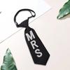 Блестящий галстук-бабочка с готовым узлом, украшенный буквами MR MRS и стразами, для мужчин и женщин, на свадьбы, фестивали, диско-вечеринки