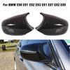 Rear View Mirror Covers for Bmw 1 3 Series E81 E82 E87 E88 E90 E91 E92 116i 118i 120i 320i 328i 330i Carbon Fiber Gloss Black