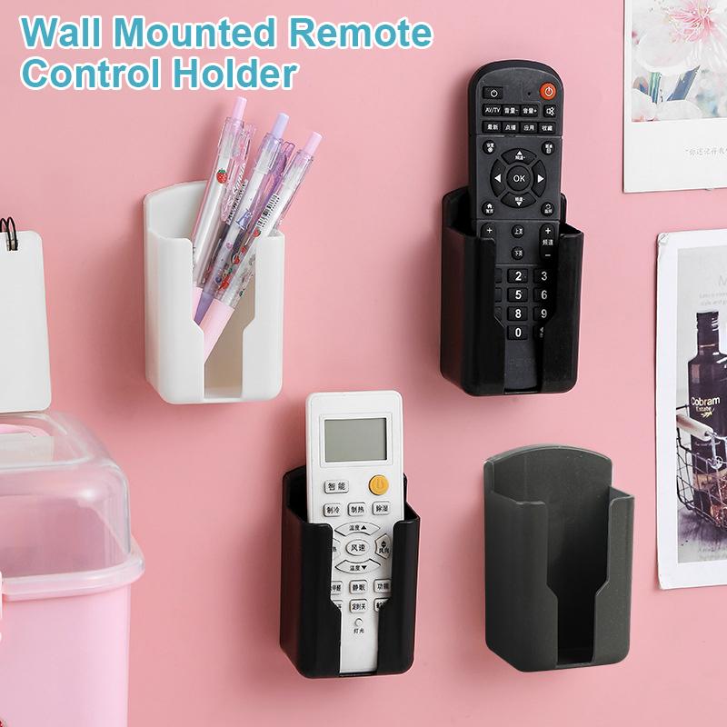 Настенный держатель пульта дистанционного управления, органайзер, ящик для хранения кондиционера, прочный, неперфорированный, настенный держатель