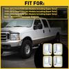 Chrome Handle Door Covers For Ford F-350 F-250 F-450 Super 4Doors Duty 1999-2016