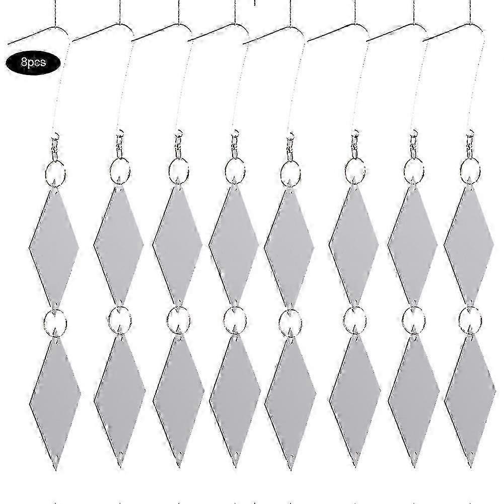 16PCs Reflective Bird Repeller Hanging Deterrent Scare Shiny