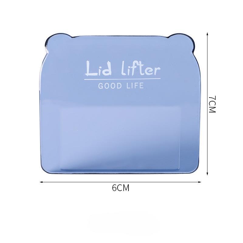 1 шт., устройство для подъема крышки унитаза в случайном стиле, легкое и небольшое, материал PS, для подъема крышки унитаза, принадлежности для ванной комнаты