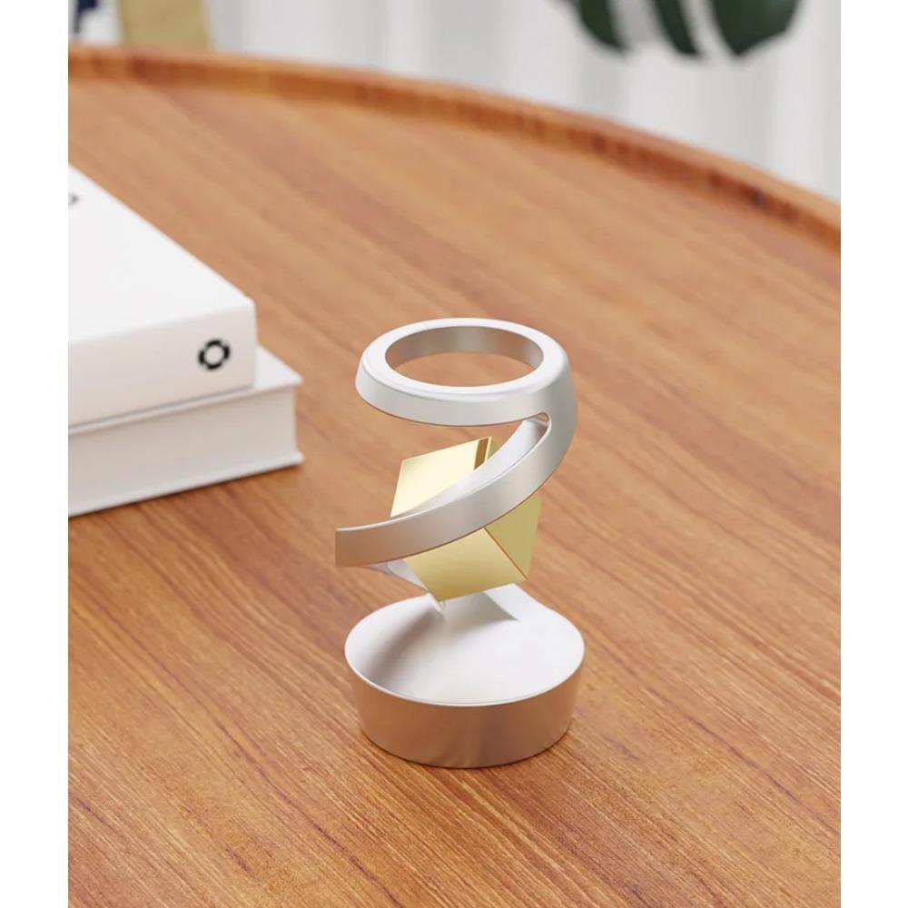 Relieve Stress Floating Gyroscope Official Desk Gadgets Metal Stress-Stress Reducing Toys Fidget Spinner Roller Spinning Top Tip