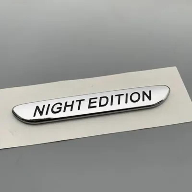 EDITION 1 Night Edition C300 C200L GLA CLA Chrome Silver black Badge Car Styling Logo stickers Emblem