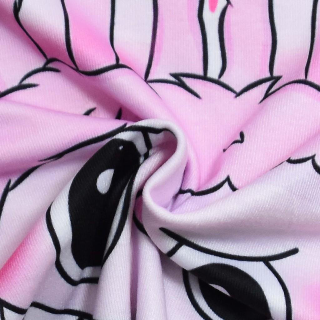 Детский комплект одежды для мальчиков и девочек с рисунком из аниме-мультфильма «Эльф-монстр», повседневная футболка с длинными рукавами и штаны