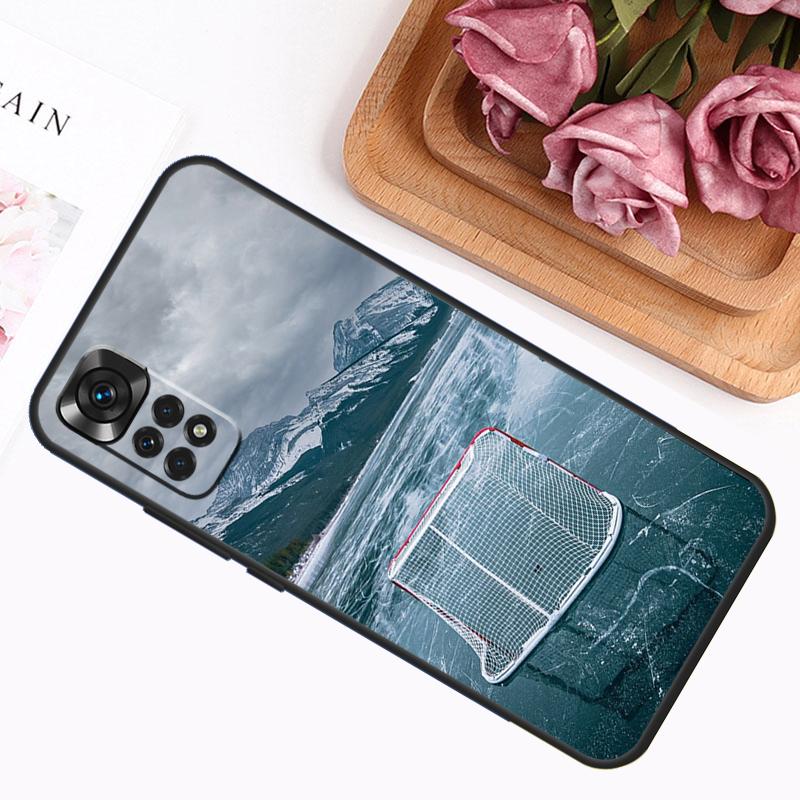 Ice Hockey Rink Case For Xiaomi Redmi Note 12 8 9 10 11 Pro Note 12S 11S 10S 9S 9A 9C 9T 10A 10C 12C Cover
