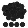 Uxcell 120 шт. круглый фетровый круг 15 мм (5/8") наклейки из черного нетканого фетра, самоклеящиеся фетровые подушечки, предварительно вырезанные фетровые подушечки для пошива костюма