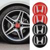 OBTLU1 4PCS 56mm for Honda Car Hub Center Cap Metal Badge Sticker Honda Civic Accord Car Hub Decorative Sticker