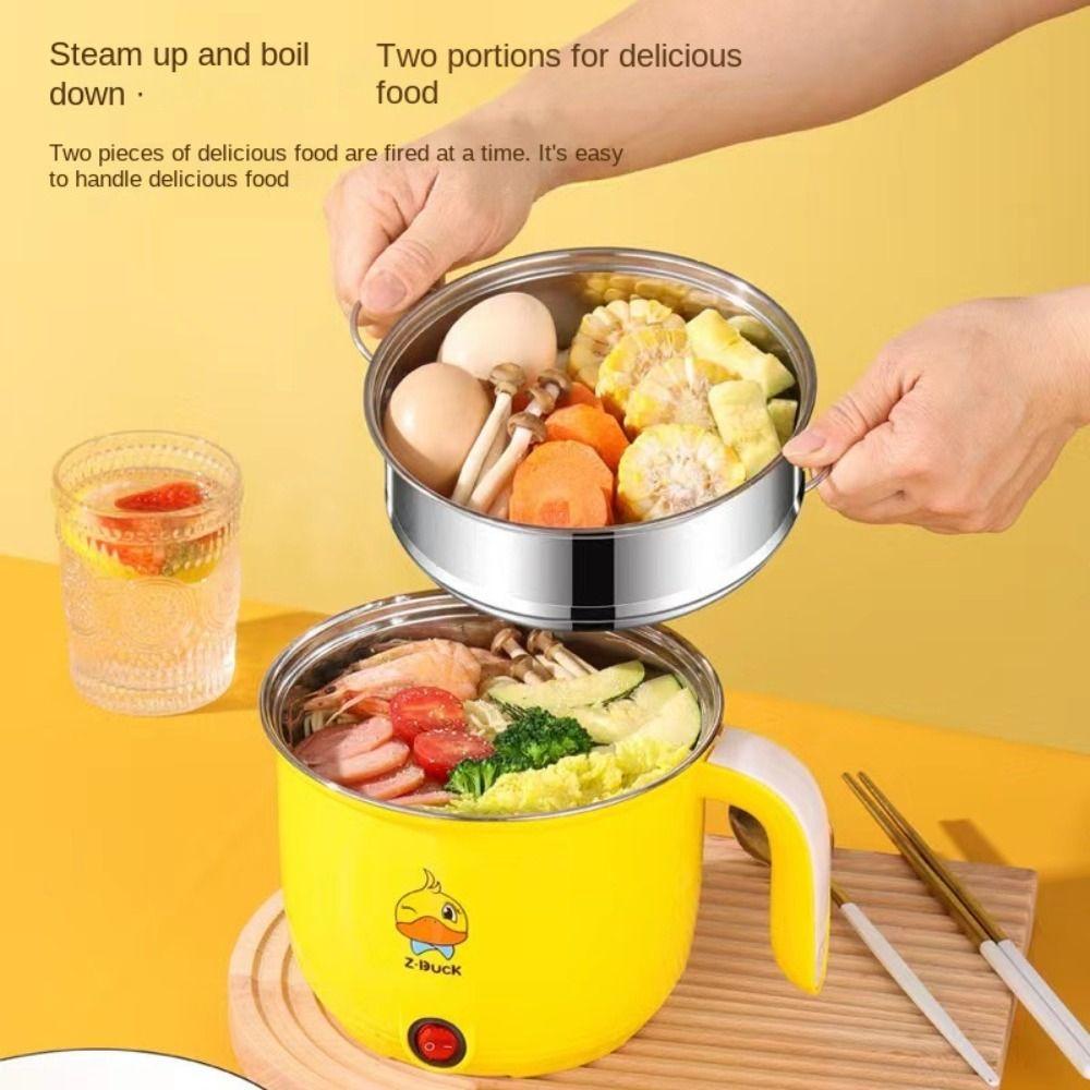 Одно-/двухслойная электрическая плита для студенческого общежития, рисоварка, антипригарный горшок для приготовления пищи