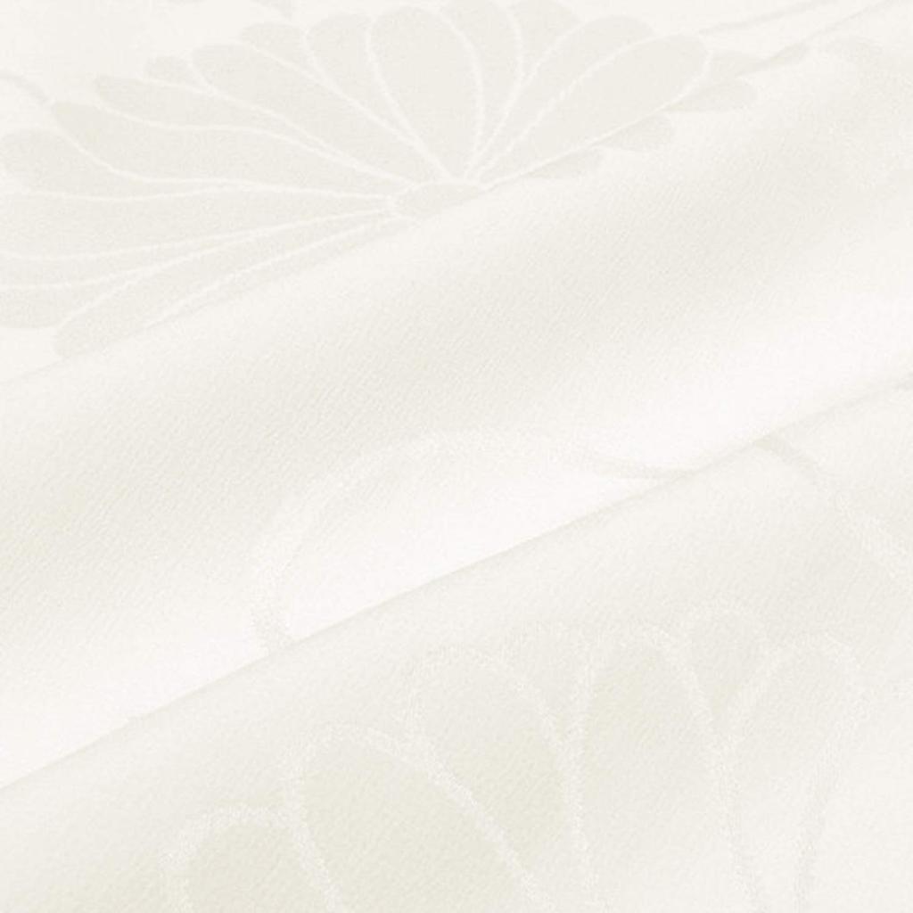 Длинный чистый с землей половина с гербом для женщин белый герб [Kyoetsu] нижнее белье, шелк, герб, воротник, вырез, (L, (нет выреза))