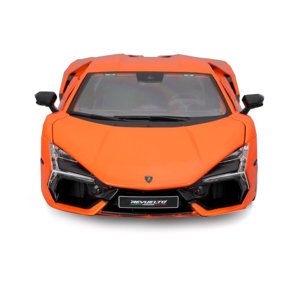Bburago Lamborghini Revuelto оранжевый мини-автомобиль, литой под давлением автомобиль, готовый продукт OG 1/24 18-21106