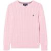 Детский свитерок Polo с косами и вышивкой маленького пони 323702674-511