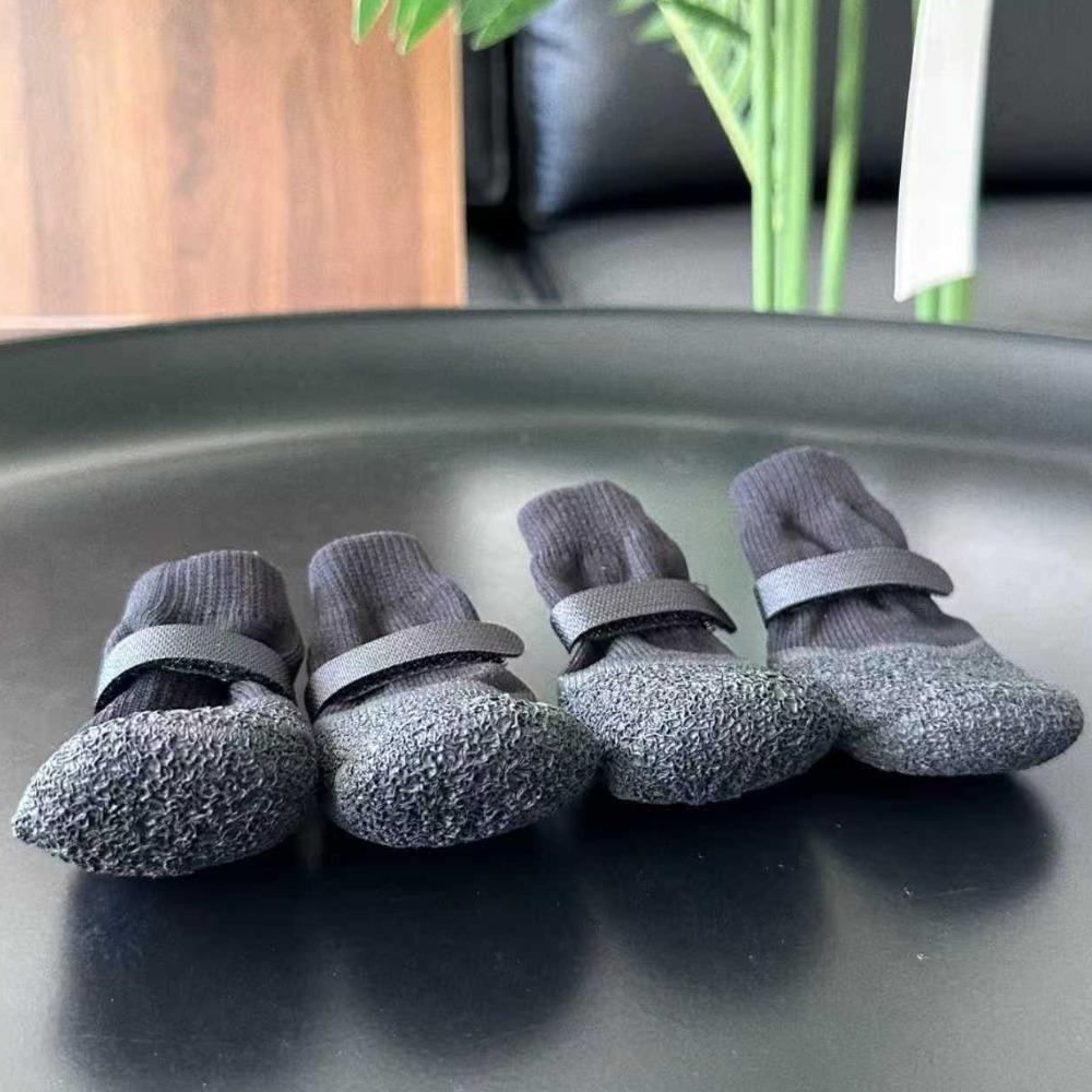4PCS Adjustable Dog Mesh Shoes Waterproof Pet Paw Protector Portable Pet Boots Outdoor Walking