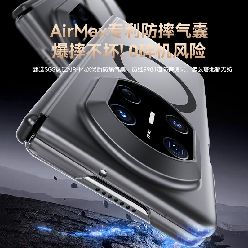Для Magsafe Магнитный Чехол Для Huawei Mate X7 Роскошный Матовый Прозрачный Защитный Корпус с Ощущением Кожи Бампер Для Huawei MateX7
