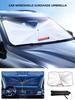 Haval H6 H2 H3 H9 M6 F7 F7X Jolion 2021 2022 Автомобильный Термоизоляционный Складной Солнцезащитный Зонт на Лобовое Стекло Защита от УФ Излучения Солнцезащитный Козырек