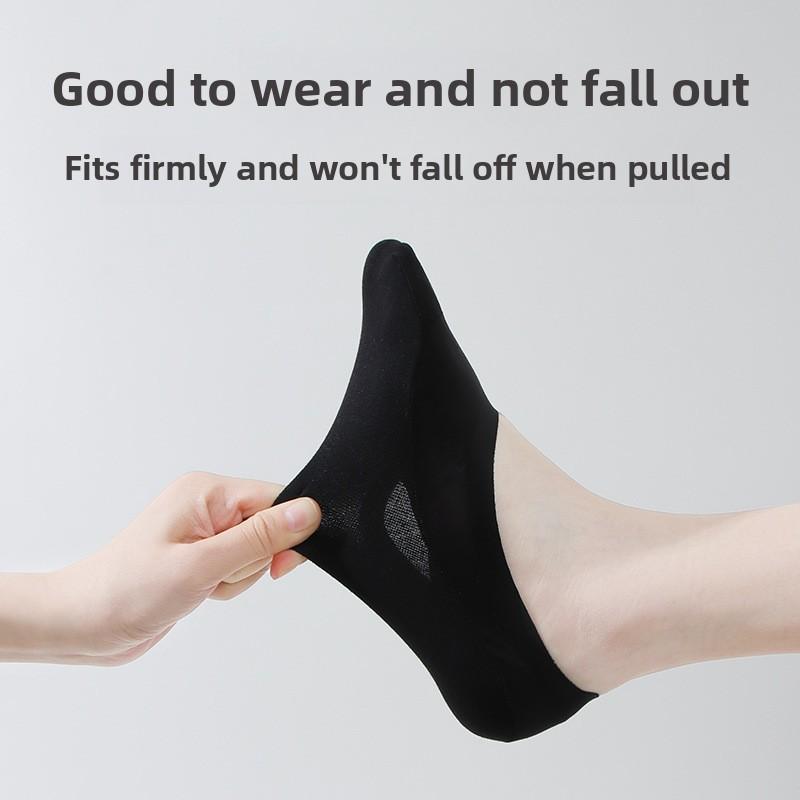 5 пар летних носков-лодочек, тонкие, дышащие, нескользящие, с невидимыми носками, женские носки с неглубоким носком