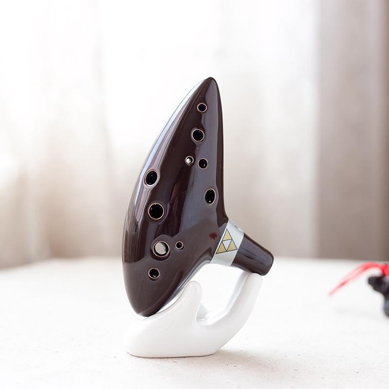 Тему 12-дырочная альтовая окарина в тональности C для детей - Учебный инструмент по «Легенде о Зельде»