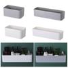 Box Adhesive Hanger Cosmetic Storage Box Wall Mounted Organizer Remote Control Holder Fixed On Wall