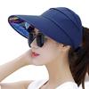 Women'S Anti-Uv  Wide Brim Summer Beach Sun Outdoor Hiking Folding Hat