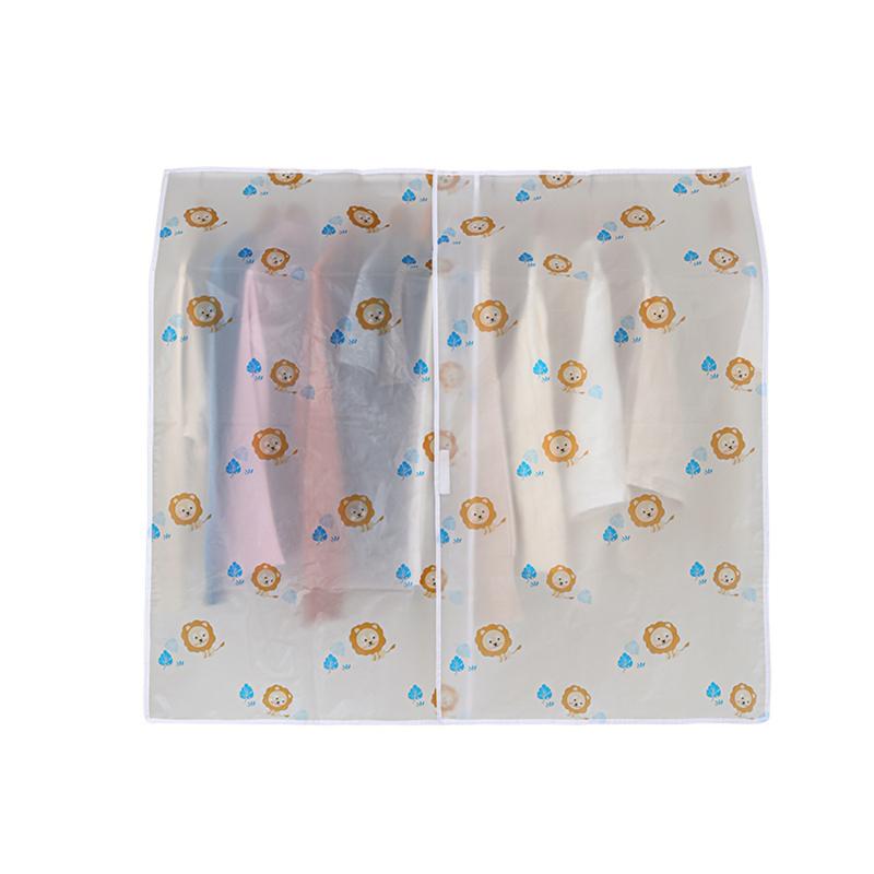 Чехол для одежды из ткани Прозрачный чехол для одежды Чехлы для одежды из ткани Подвесной органайзер Водонепроницаемый чехол для куртки Пальто Шкаф для хранения