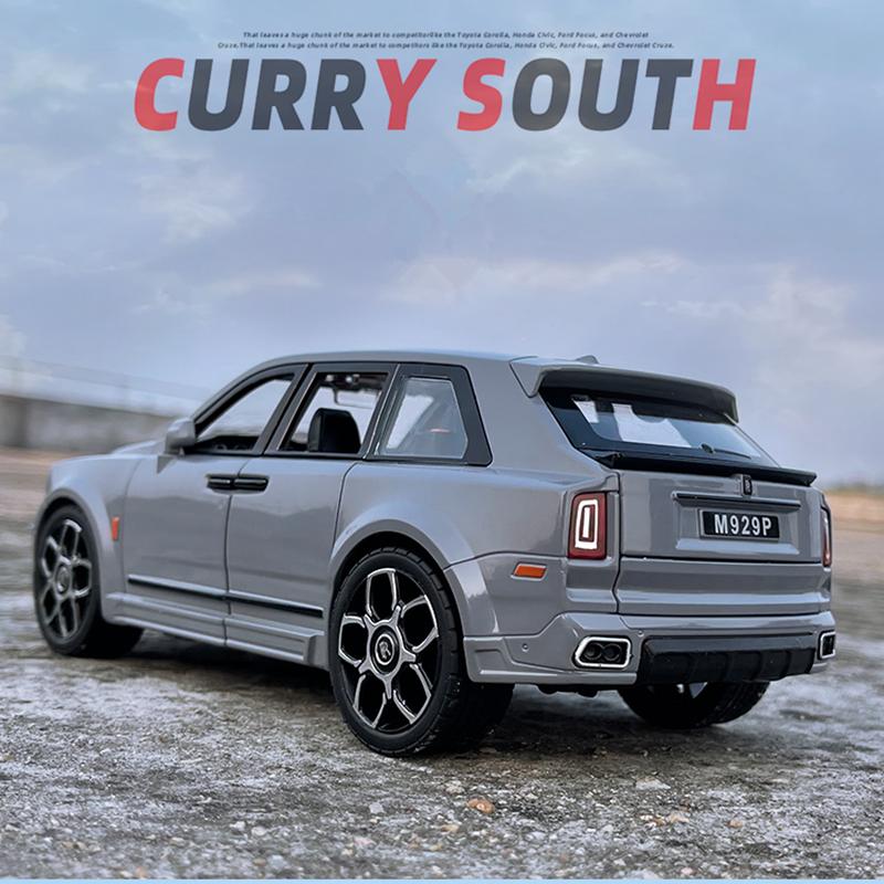 Большой размер 1/20 Rolls Royce SUV Cullinan Alloy Luxy Car Model Diecast Metal Toy Vehicles Car Model Sound and Light Children Gift