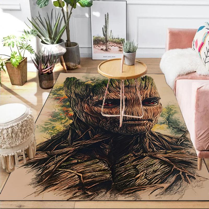 Tree Spirit's Electric Glow Area Rug Suitable for Indoor And Outdoor,Carpets for Kitchens, Homes, Offices, Living Rooms,Home Decor,Christmas Gift