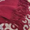 2024 Retro Ethnic Style Embroidered Imitation Cashmere Scarf - Warm & Versatile Fashion for Autumn/Winter