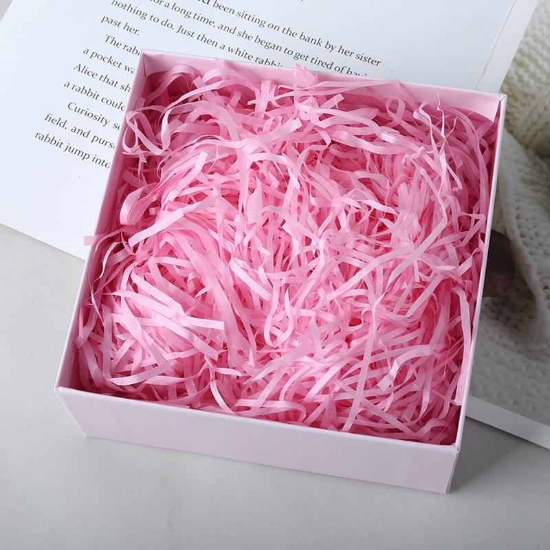 Colored Raffia Shredded Paper Filling, 1kg Gift Box Packaging Accessories.