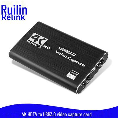 Карта видеозахвата 4K 60 Гц USB 3.0 HDMI для потоковой передачи и записи в реальном времени