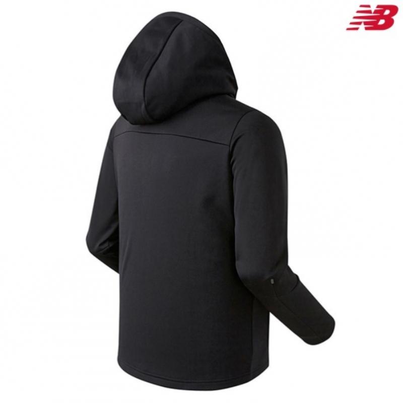 New Balance Тренировочная куртка Uni Brushed с капюшоном на молнии Nbmda47083