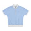 VOLVIK GOLFWEAR Women'S Golf Half-Zip High-Neck Batwing Short-Sleeve T-Shirt Vltsp308_Ll