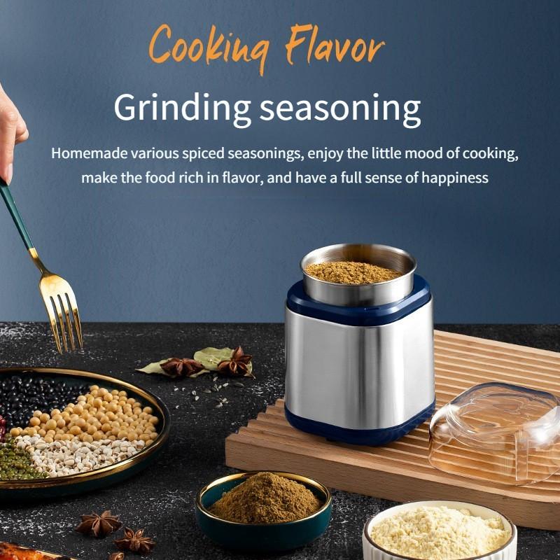 Small Coffee Bean Grinder Household Grain Milling Machine Multifunctional Medicinal Herb Powdering Pulverizing Machine