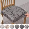 1pc Printed Chair Cover Stretch Dining Chair Seat Slipcover Washable Home Decor Kitchen Chair Case for El Banquet