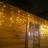 1PC Street LED String Light String Curtain Icicle String Christmas On The House Garland Outdoor