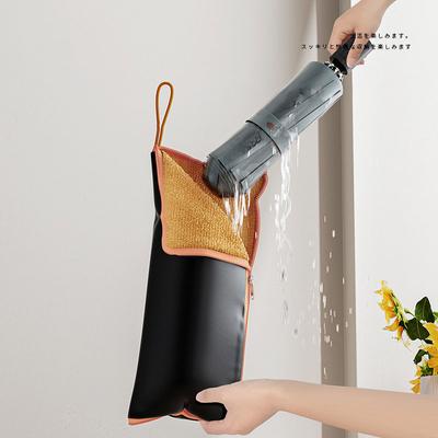 Водонепроницаемый чехол для зонта из Оксфордской ткани Впитывающая полотенцевая ткань Пестрая сумка для зонта Портативный складной чехол для хранения зонта