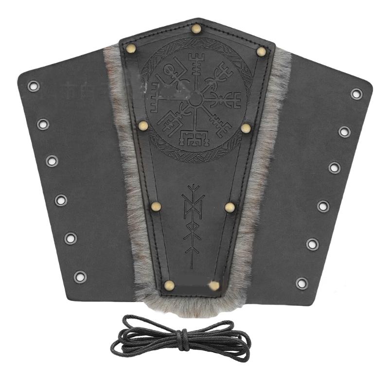 Рыцарская перчатка Средневековая нарукавная повязка Костюм эпохи Возрождения Защита руки ПУ броня Наручи Нарукавник Стимпанк рукава