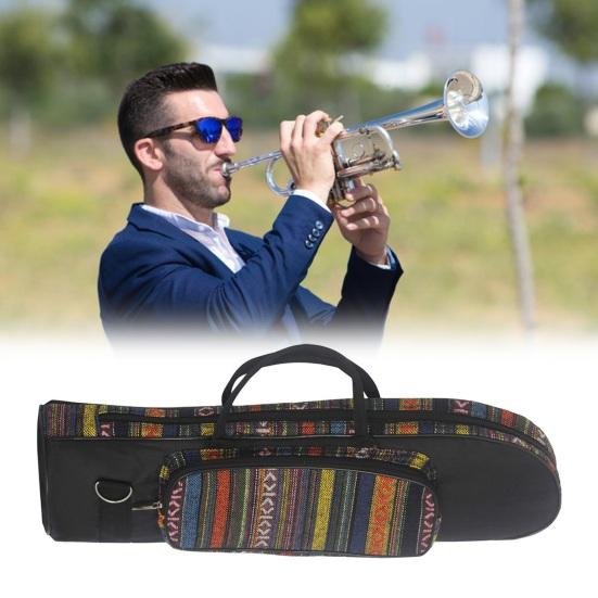 Чехол для трубы из плотной ткани Оксфорд, мягкий чехол, двойная молния, регулируемый ремень на плечо