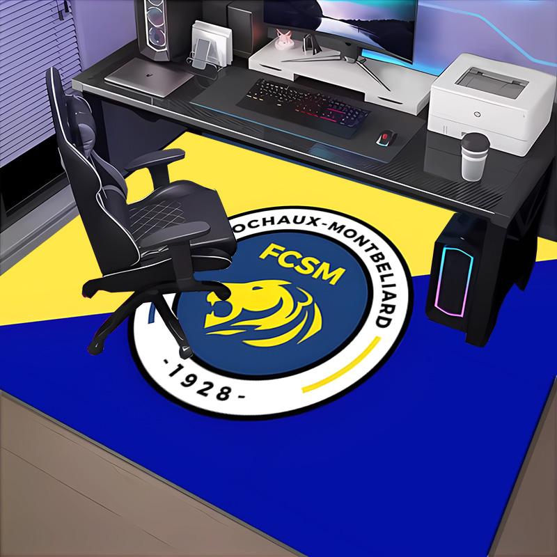 1PC Sochaux-montbeliard Crest Floor Mat for Living Room, Game Rooms, Office, Bedroom, Office Floor Mat Playful Design, Christmas fan gifts
