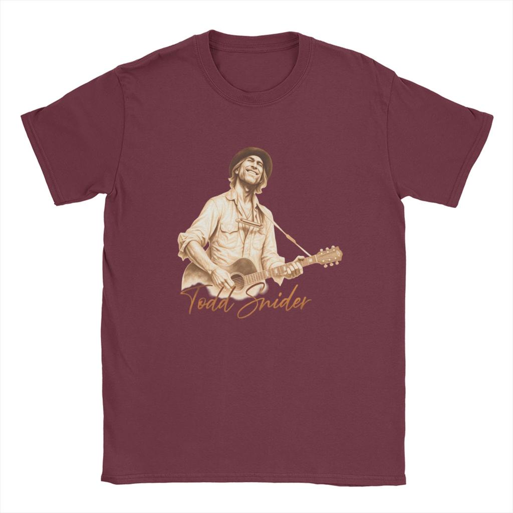 Todd Snider TShirt Summer Cotton T Shirts For Mens Hippie Loose Tshirt Short Sleeve Aesthetic Top Tees