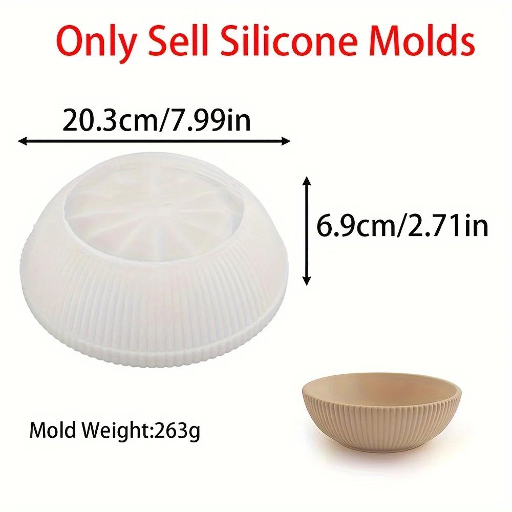 1 Ring Silicone Mould for Epoxy, Candle Making, Plaster Cement Succulent Planters, Decorative Pot Crafts, DIY Craftsmen Gifts