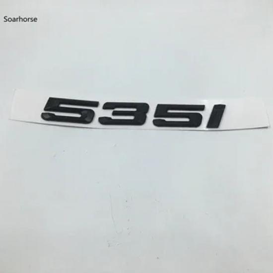 Soarhorse Матовый черный для 520i 523i 525i 528i 530i 535i 540i 550i E34 E39 E60 E61 F10 Буквенная наклейка Эмблема Наклейки