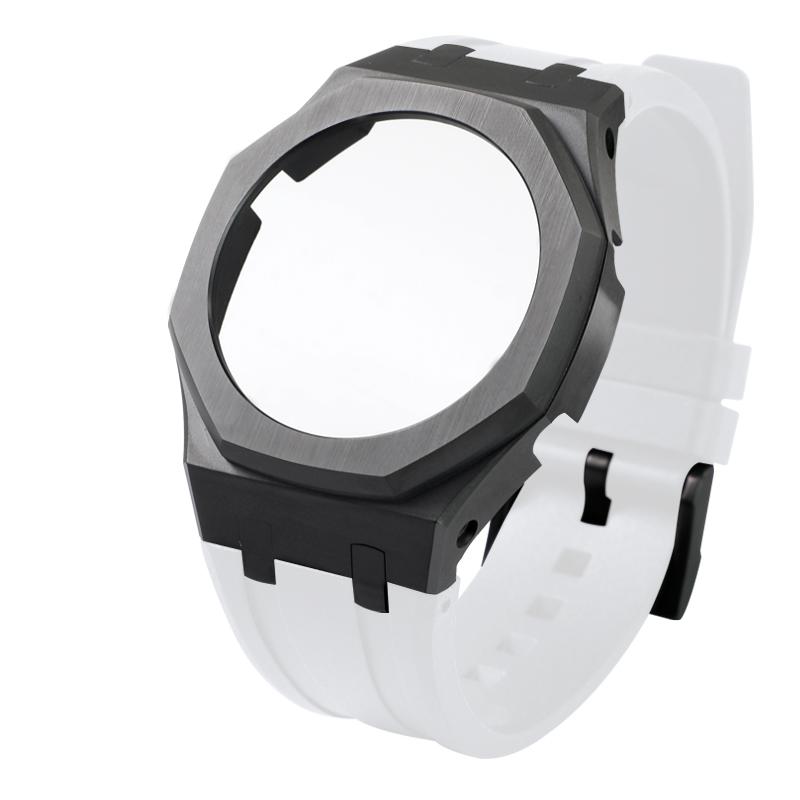Модификационный комплект GA2100 для Casio G-SHOCK GA-2100 GA-2110 GA-B2100 керамический корпус фторкаучуковый ремешок Мужской корпус ремешок для часов Браслет