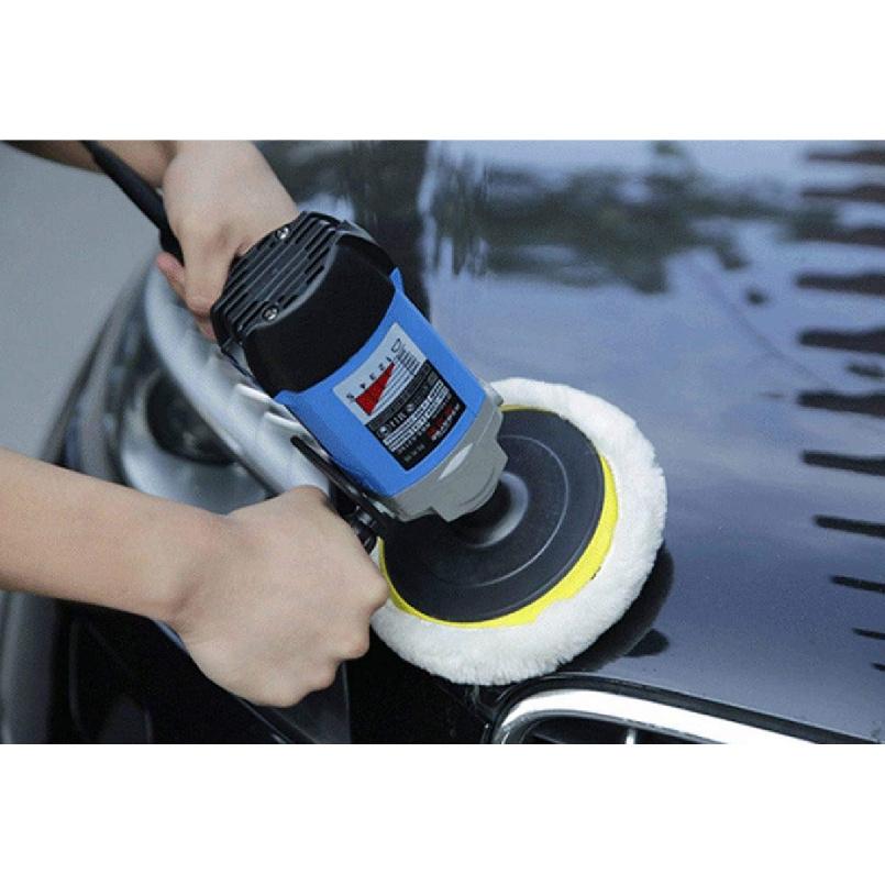 Wool Polishing Pad 5 Inches Soft Sheepskin Buffing Pads With Hook And Loop Back Wool Cutting Pad For Car, Furniture, Glass And So On (Pack Of 2)