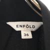 ENFOLD Французский рукав Защип Водолазка Длинное платье 36 Серия черного Женский Б/У