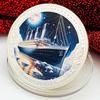Титаник, корабль, посеребренная цветная печатная памятная медаль, ремесленная креативная монета, сувенирная монета