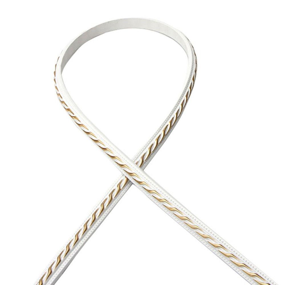 1M Length Self-adhesive Line Trim Faux Embossed Faux Embossed Wall Border Photo Frame