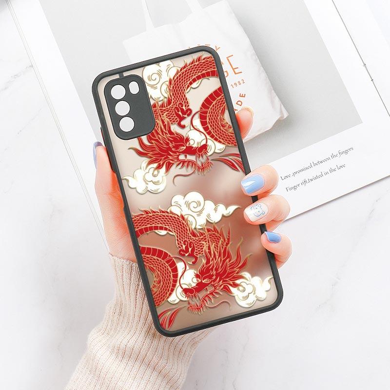 Крутой чехол для телефона с тигром, драконом и облаками для Xiaomi Mi 11 Lite 5G NE 12 12T Pro 11T 9 10 Cover POCO X3 NFC F3 M3 M4 X4 Pro Матовый Funda