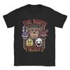 FNAF At Freddys T Shirts for Men Pure Cotton Humor T-Shirt Crewneck Tees Short Sleeve Tops Plus Size