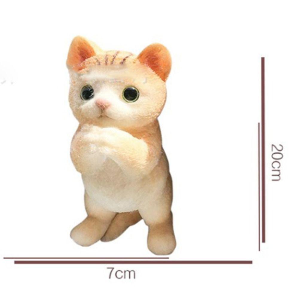 Медленно отскакивающая большая кукла-кошка, игрушка-сжиматель, мультяшная игрушка-кошка, мини-украшения